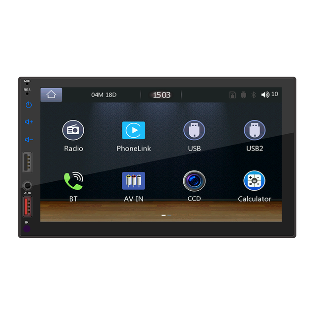 2 Din Universal HD Display Touch Screen Car MP5 Carplay Android Auto Music Video Player 7 Inch Car Radio
