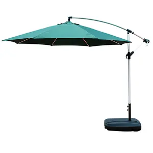 ガーデン傘屋外プラスチックベースバナナパラソル傘