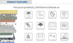 Nhà Máy Trực Tiếp Đầy Màu Sắc Nhân Tạo Sàn Đá Gạch Đánh Bóng Terrazzo Tấm Xi Măng Gạch - Product Image 3