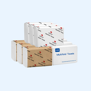 Nhiều Gấp Chất Lượng Tốt Giấy Dập Nổi Khăn Tay N Gấp 1 Lớp 2ply Trắng Thấm Nhiều Khăn - Product Image 1