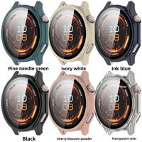 Pour Oppo Watch X3 / OnePlus Watch 4, étui de protection tout-en-un avec protection d'écran en verre trempé, couverture complète anti-rayures
