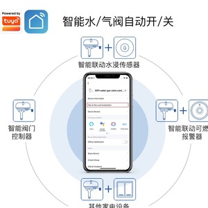 Smart Home Water Valve With App Control Battery Powered 6MPa Pressure For Zigbee WiFi <b>System</b> - Product Image 5