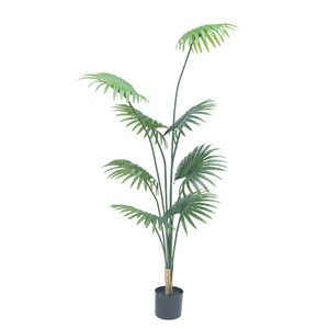 Plante artificielle <span class=keywords><strong>en</strong></span> <span class=keywords><strong>pot</strong></span> <span class=keywords><strong>en</strong></span> plastique Livistona Chinensis <span class=keywords><strong>pour</strong></span> la décoration de la maison, du bureau, des mariages, décoration intérieure, plantes artificielles, plantes factices - Product Image 5