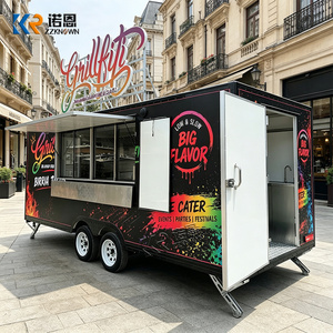 Remolque Móvil para Churros en España, Remolques de Comida con Cocina Totalmente Equipada, Ventana de Servicio Comercial, Camión para Venta de Alitas de Pollo Fritas - Product Image 3