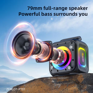 Altavoz Inalámbrico Portátil Zealot PT01 <span class=keywords><strong>de</strong></span> 30W con LED RGB Cuadrado, Batería <span class=keywords><strong>de</strong></span> 6000mAh, Resistencia al Agua IPX6 5.4, 2 Micrófonos <span class=keywords><strong>para</strong></span> Exteriores - Product Image 3