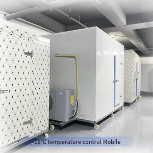 Industrial Solar Refrigerator Freezer With Panel Cold Storage Container 20ft Cooler Chamber Cold Room