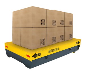 Carro Eléctrico Plano Dirigible de 2t 360 °   Carro de Plataforma Plana <span class=keywords><strong>AGV</strong></span> con Dirección Flexible para Transferencia de Materiales en Plantas - Product Image 4