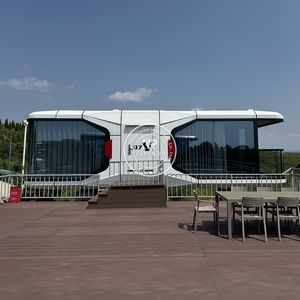 Modern Luxury Prefabricated Kits Steel Container Modular Eco-Friendly Portable House Bathroom Double Soundproof Capsule <b>Hotel</b> - Product Image 2