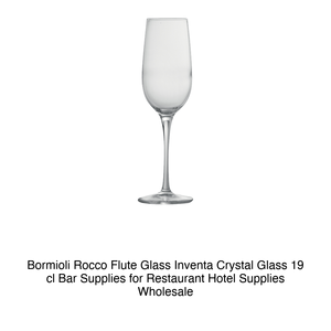 Copa de Champán de Cristal Inventa, 19 cl, Altura 21.2 cm, Diámetro 6.2 cm, Bormioli Rocco - Product Image 2