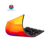 Keluaran baru dinding Video Hd warna penuh P1.25 P1.5 P1.8 P2 P2.5 Rgb dalam ruangan 2K 4K 8K 320*160mm layar Panel fleksibel Digital LED