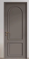 30*80 "6 panneaux porte moulée à noyau creux blanc apprêté porte moderne interne Mdf portes en dalle de bois