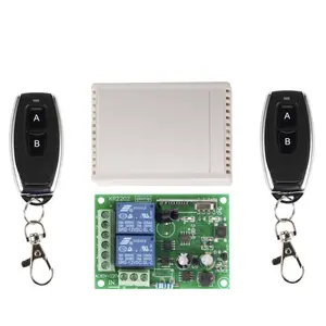 Универсальный беспроводной переключатель дистанционного управления AC85V ~ 250V 110V 220V 2CH релейный модуль приемника и RF 433 Mhz пульт дистанционного управления