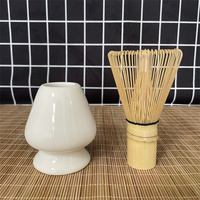 Ensemble de thé matcha Harmony Wholesale Japandi, fouet en bambou à 120 dents, logo personnalisé, écologique, fait main