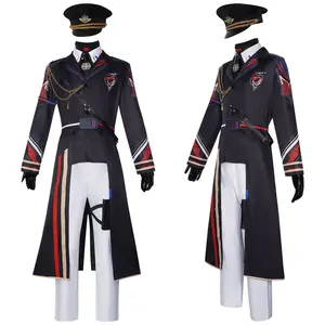 Disfraz de <span class=keywords><strong>Cosplay</strong></span> de Príncipe para Hombre, Uniforme de Juego de Amor, con Sombrero, Conjunto de Disfraz de Halloween, Poliéster - Product Image 6