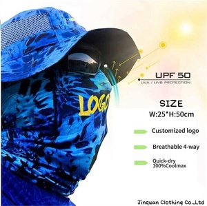 Custom Coolmax <span class=keywords><strong>Bandana</strong></span> protezione solare vento traspirante ghetta del collo e copertura del <span class=keywords><strong>viso</strong></span> per esterni traspirazione umidità per adulti - Product Image 3