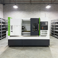 Machine-outil CNC multifonction à lit incliné avec double broche pour tour d'établi et mini-tour