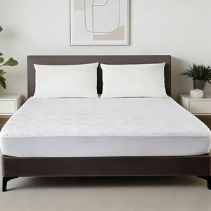 Protège-matelas matelassé imperméable 100 % polyester pour lit Queen Size, drap-housse à poches profondes de <span class=keywords><strong>6</strong></span> à 18 pouces, housse de matelas douce et respirante - Product Image 5