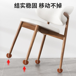 Couvre-pieds de meubles Qinfeng, 5 mm d'épaisseur, coussinets en feutre silencieux et amortissants pour pieds de table et de chaise - Product Image 4