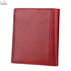 Cartera de Pasaporte y Tarjetero de Viaje de Cuero Genuino de Alta Calidad Boshiho, Personalizable, en Oferta - Product Image 5