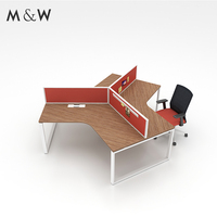 M & W Promotion Poste de travail ouvert Meuble modulaire Bureau à cloison