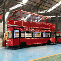 Hoge Kwaliteit Dubbeldekker Food Truck Grote Pizza Restauratie Auto Best Verkochte Ijs Food Trailer Hamburg Catering Auto