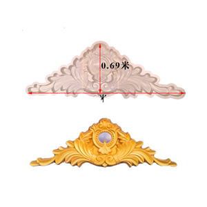 Moldura de Plástico ABS para Puerta de Estilo Europeo, Grado AA, Ligera, Blanca, Elegante, Decoración para Exteriores del Hogar, Marca Renfa - Product Image 4