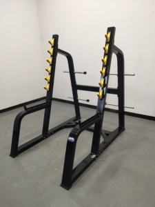 Rack de Sentadillas Multifuncional con Diseño Compacto para Barra Olímpica, Permite Ejercicios con Barra Olímpica - Product Image 4