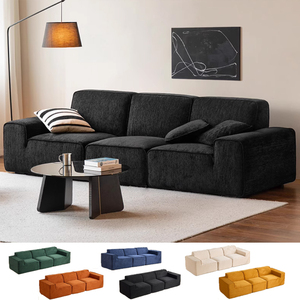 Sofá Modular de Espuma de Compresión Moderna a <span class=keywords><strong>Precio</strong></span> de Fábrica, Sofá Comprimido al Vacío de Alta Densidad para Sala de Estar - Product Image 2