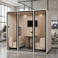 Cabine de bureau insonorisée pour réunions exécutives, grande cabine de bureau insonorisée pour entreprises