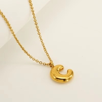 Nouveau Collier Initial Brillant en Acier Inoxydable pour Femme, Pendentif Lettre 26 Lettres Tendance, Style Ins Niche