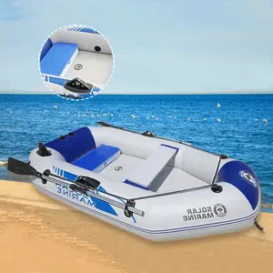 Bote inflable individual con cubierta de aire, bote de remos, Kayak/canoa con accesorios
