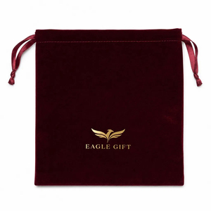 Bolsa de terciopelo grueso con cordón, bolsa de franela suave y resistente para reloj, botella de perfume, cosméticos, embalaje a prueba de polvo con logo personalizado - Product Image 5