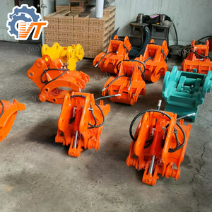 Di alta qualità singolo cilindro idraulico escavatore Grapple Grab 3t 5t 8t australiano stile per la pietra materiale uso - Product Image 5