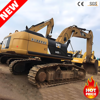 Excavadora Grande Caterpillar 340 Usada con Pocas Horas de Uso, 40 Toneladas, Pintura Original, Certificación CE, Lista para Envío, para Minería Pesada