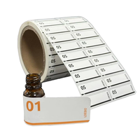Sirop contre la toux maigre oral étiquettes médicales autocollants en vinyle flacon de médecine liquide UV spot holographique pour flacon de pharmacie bouteille en verre