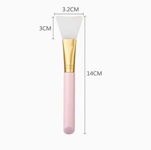 Custom Logo Silicone Mask Brush Applicator, <b>Flexible</b> Hairless Facial Mud Mask Spatula, Wholesale DIY Makeup Tools for Facials - Product Image 2