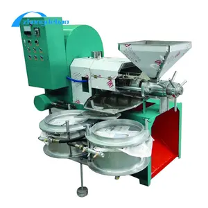 High oil yield 125 automatic oil press machine large processing household oil press machine