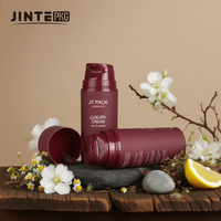 Bouteille vide en plastique PP sans air au toucher doux avec pompe à lotion pour baume nettoyant bouteille cosmétique 30 50 100 120 150ml