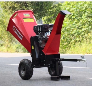 Profesional 170F Power <span class=keywords><strong>4kw</strong></span> Maquinaria forestal industrial Eficiente Máquina de corte de madera de cuatro tiempos Astilladora de madera - Product Image 4