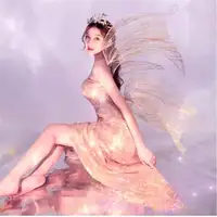 Fantasy Show Terug Decoratie Props Angel Fairy Vleugels Kostuum Libel Vleugels