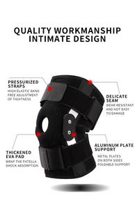 Verstelbare Orthopedische Kniebrace Open Patella Scharnierende Knie Ondersteuning One Size Fits All Voor Lente Seizoen Bescherming - Product Image 5