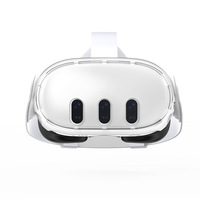Coque de protection transparente pour casque VR Meta Quest 3, étui de protection pour Meta Quest 3, protecteur AL-Q113