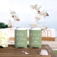 Enfriadores de Latas Personalizados de Neopreno, Duraderos y Modernos, con Texto/Logotipo/Diseño Personalizado para Recuerdos de Fiesta de Bodas