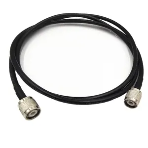 High Performance Jumper Cable N Tipo macho para N Tipo macho Conector RF Conjunto de cabos coaxiais com cabo RG58