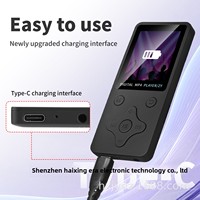 Lecteur MP4 portable ultra-fin et léger avec écran 1,8 pouces, modèle à insertion de carte MP3 ZY-001, port TYPE-C, pour l'international 2