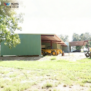 Bâtiments en acier à bas prix : Entrepôt à structure métallique avec abri de stockage, conçu pour une structure à ossature. - Product Image 5