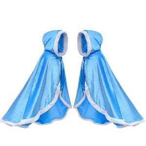 Robe de <span class=keywords><strong>cape</strong></span> de la <span class=keywords><strong>Reine</strong></span> <span class=keywords><strong>des</strong></span> <span class=keywords><strong>neiges</strong></span> pour fille, déguisement de Noël, <span class=keywords><strong>cape</strong></span> de princesse Elsa Anna, costume de Nouvel An pour enfants, manteaux pour fille - Product Image 2