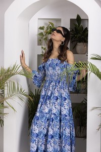 Robe chemise trapèze rouge et blanche à manches trois-quarts avec nœud papillon et boutons sur le devant, motif imprimé, pour femme, tenue décontractée et élégante - Product Image 4