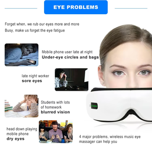 2025 New Trends Portable Wireless Eye Care Facial Massager Heated <b>Vibration</b> Eye Massager% - Product Image 6