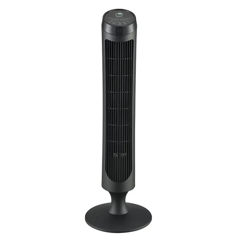 Home Use Electric Mute Air Cooling Rechargeable Bladeless Tower Floor Fan